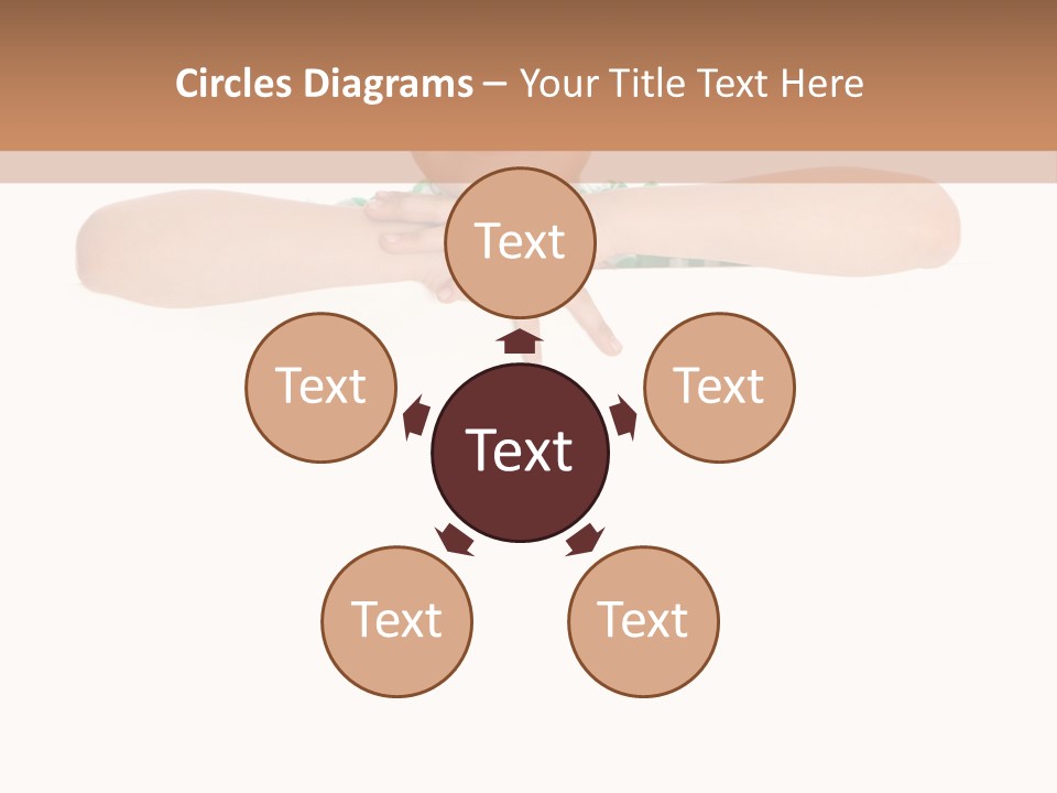 Clothing Supporting Child PowerPoint Template