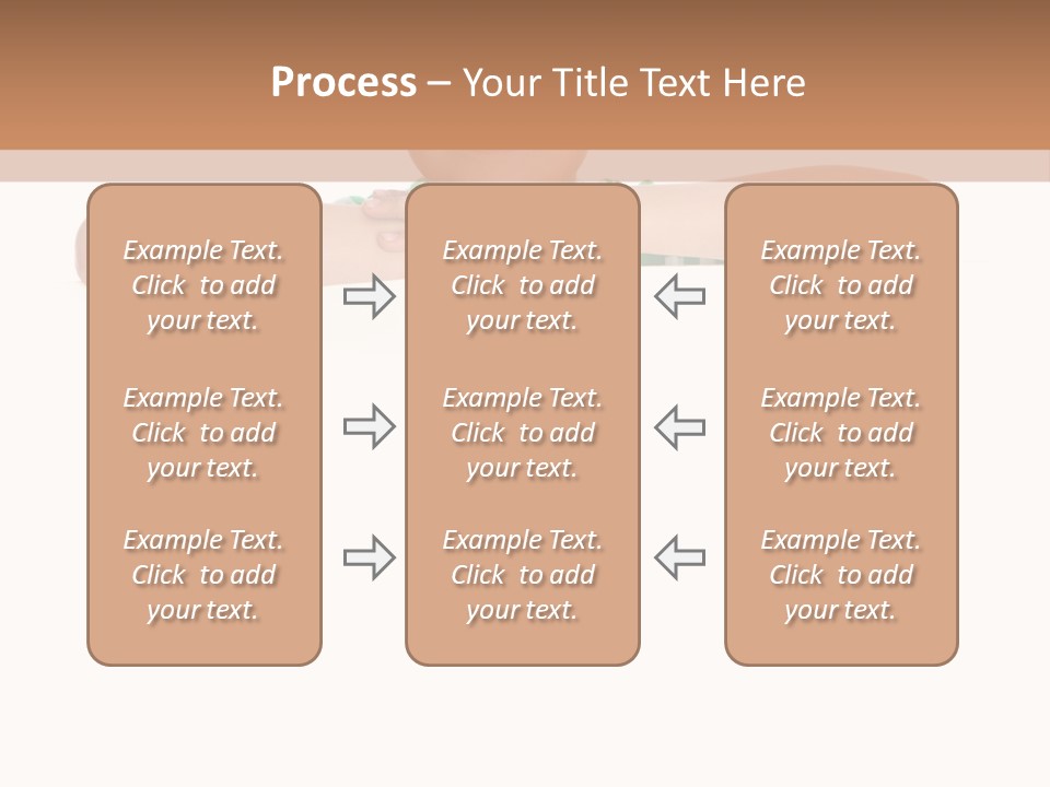 Clothing Supporting Child PowerPoint Template
