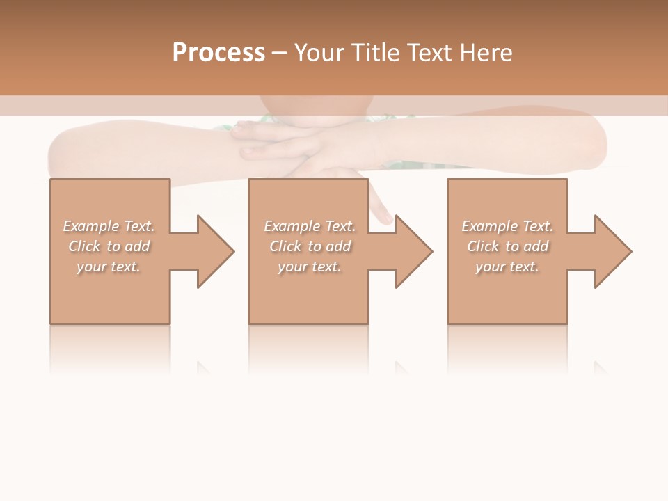 Clothing Supporting Child PowerPoint Template