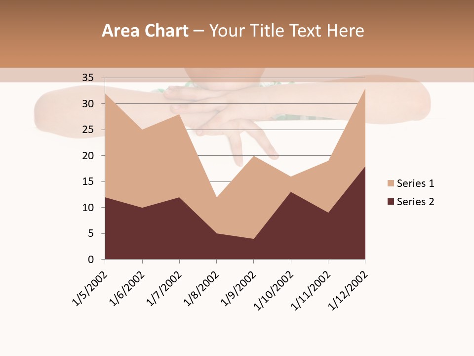 Clothing Supporting Child PowerPoint Template