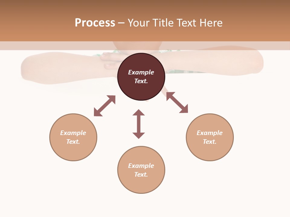 Clothing Supporting Child PowerPoint Template