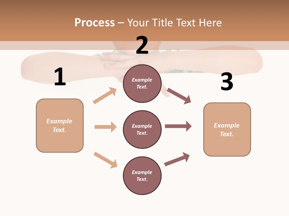 Clothing Supporting Child PowerPoint Template