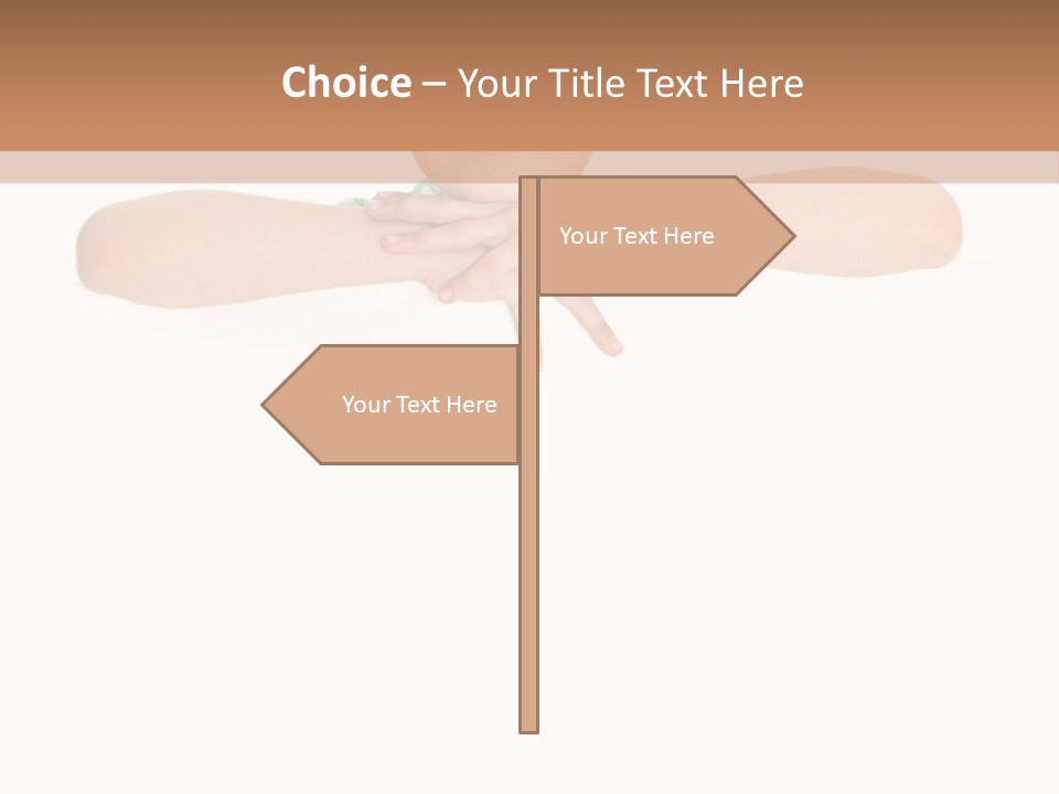 Clothing Supporting Child PowerPoint Template