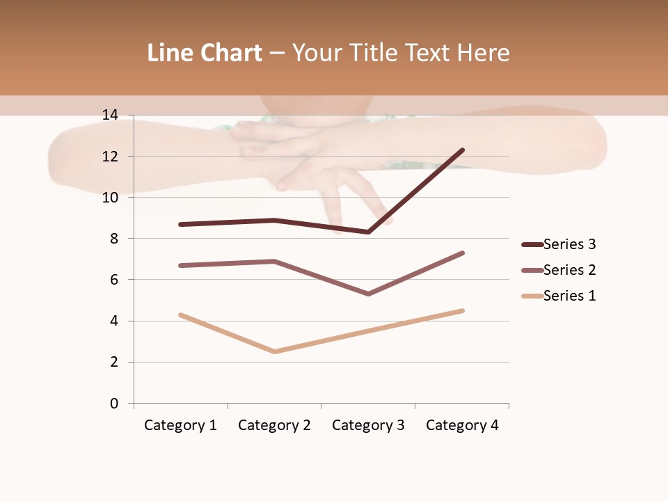 Clothing Supporting Child PowerPoint Template