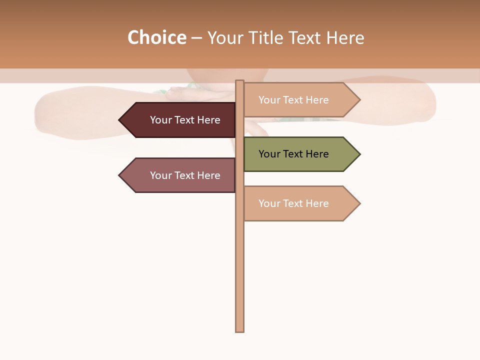 Clothing Supporting Child PowerPoint Template