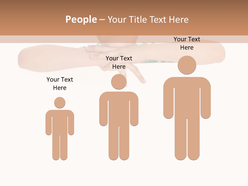 Clothing Supporting Child PowerPoint Template