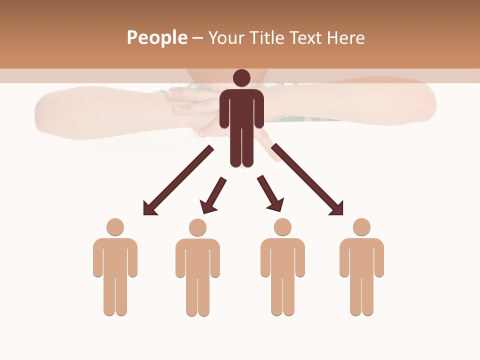 Clothing Supporting Child PowerPoint Template