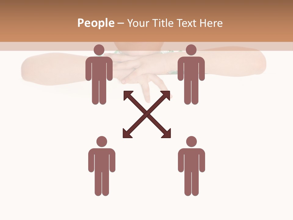 Clothing Supporting Child PowerPoint Template