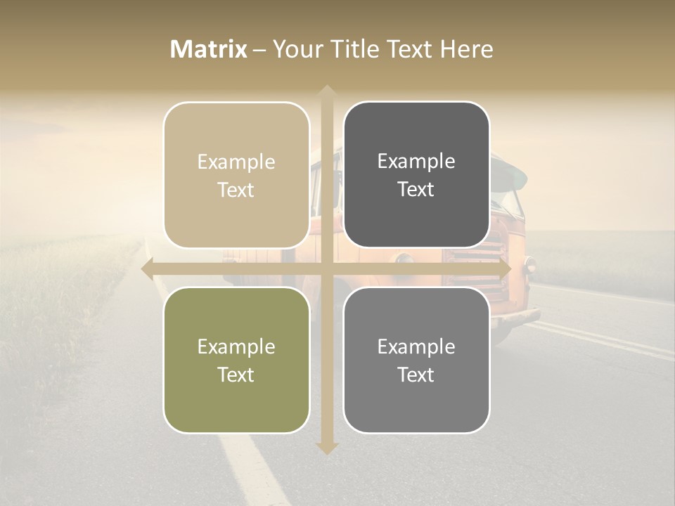 Transportation Obsolete Grass PowerPoint Template