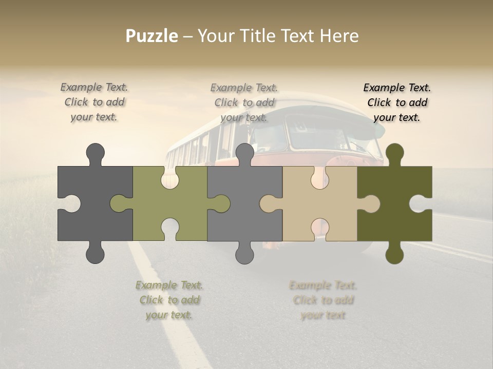 Transportation Obsolete Grass PowerPoint Template