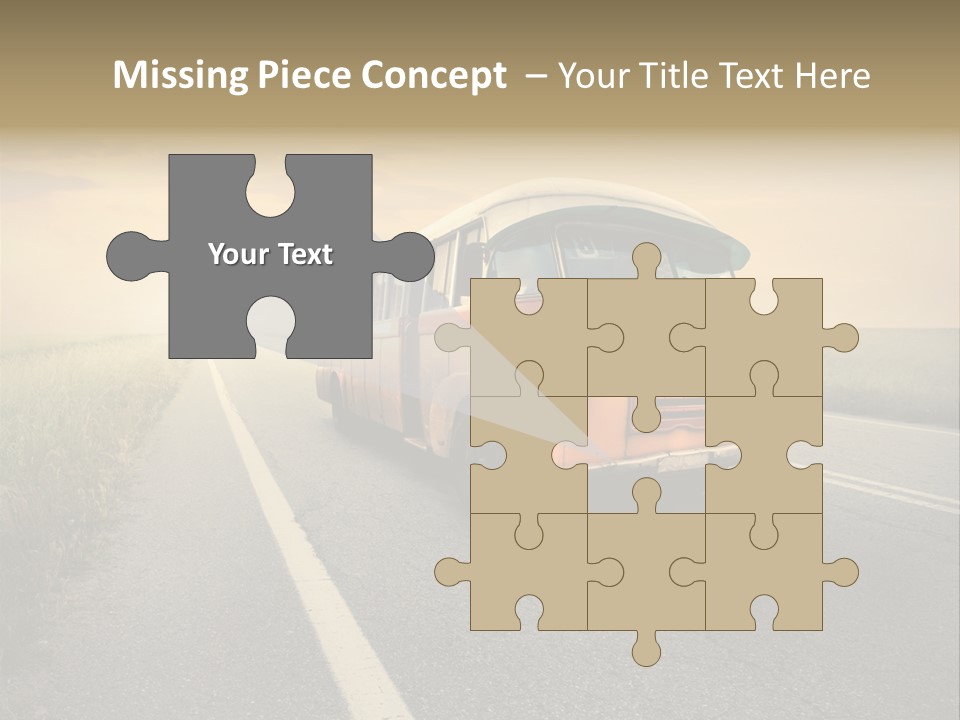 Transportation Obsolete Grass PowerPoint Template