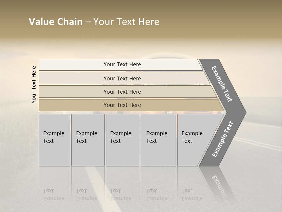 Transportation Obsolete Grass PowerPoint Template