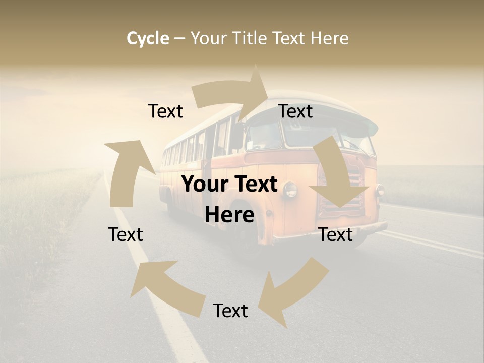 Transportation Obsolete Grass PowerPoint Template