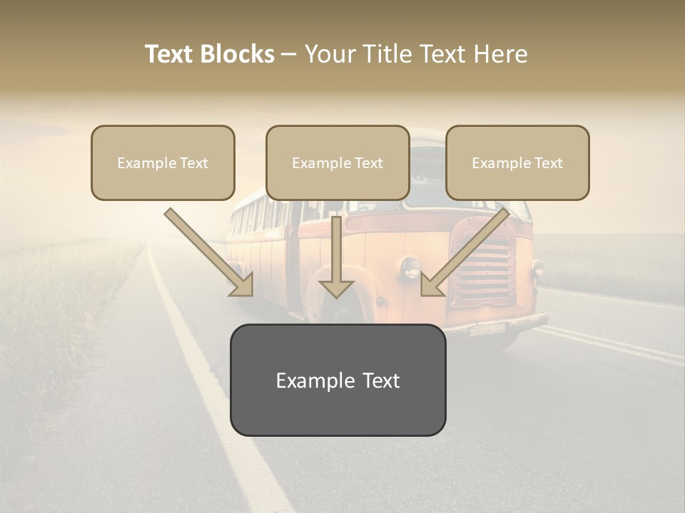 Transportation Obsolete Grass PowerPoint Template