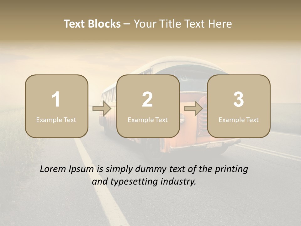 Transportation Obsolete Grass PowerPoint Template