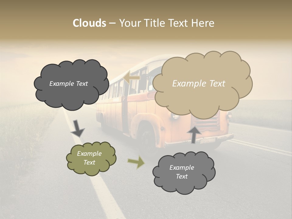 Transportation Obsolete Grass PowerPoint Template