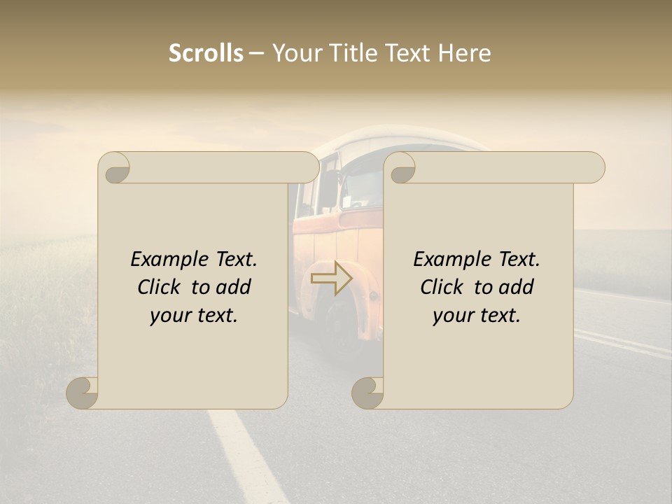 Transportation Obsolete Grass PowerPoint Template