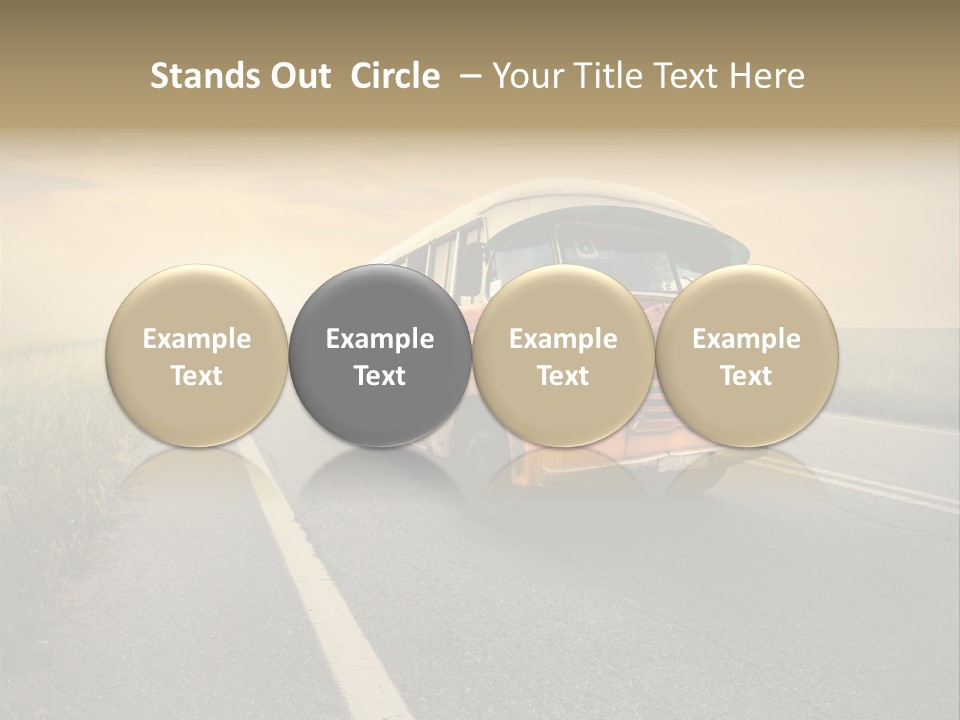 Transportation Obsolete Grass PowerPoint Template