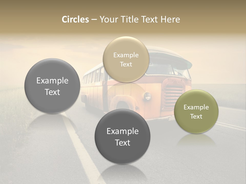 Transportation Obsolete Grass PowerPoint Template