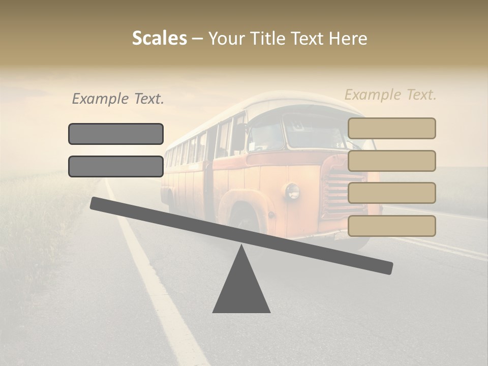 Transportation Obsolete Grass PowerPoint Template