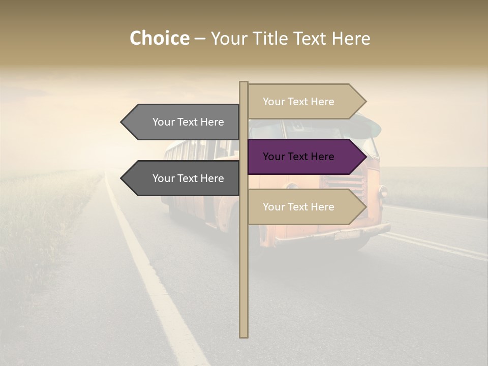 Transportation Obsolete Grass PowerPoint Template