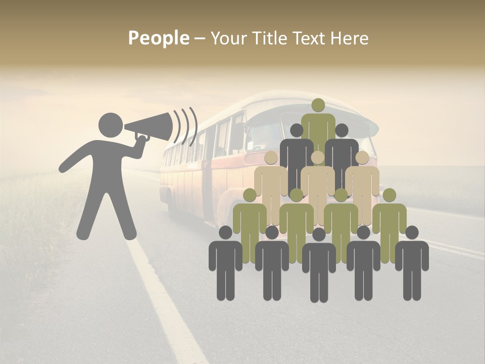 Transportation Obsolete Grass PowerPoint Template
