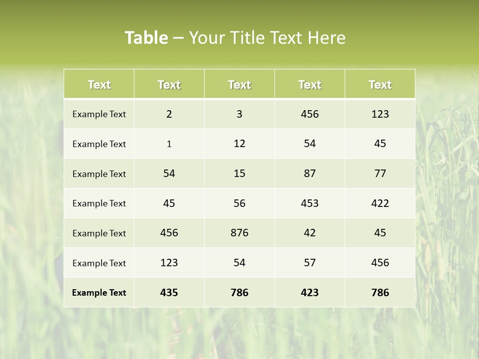 Nature Outback Camping PowerPoint Template