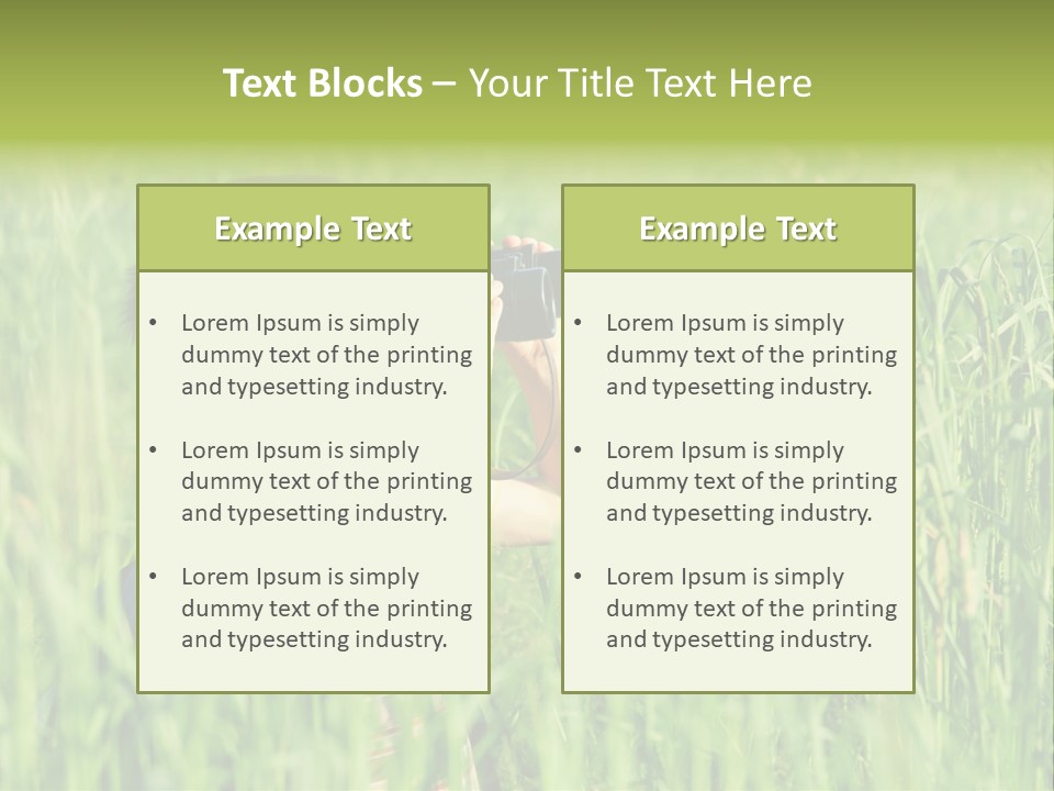 Nature Outback Camping PowerPoint Template