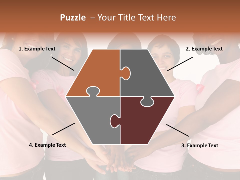 Concept Hands Caucasian PowerPoint Template