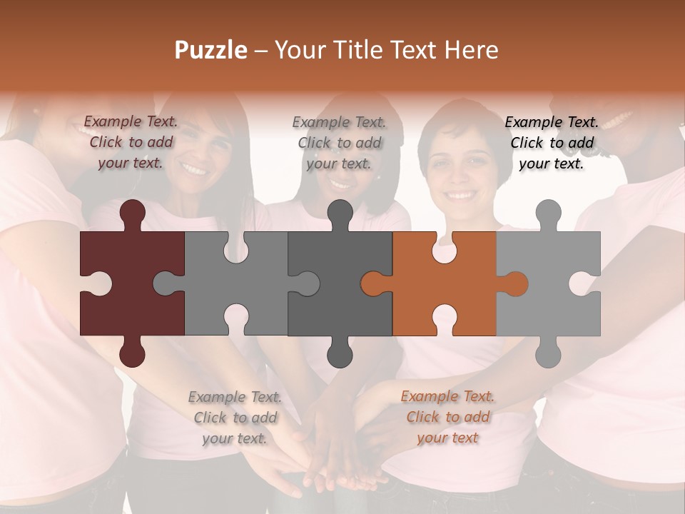 Concept Hands Caucasian PowerPoint Template