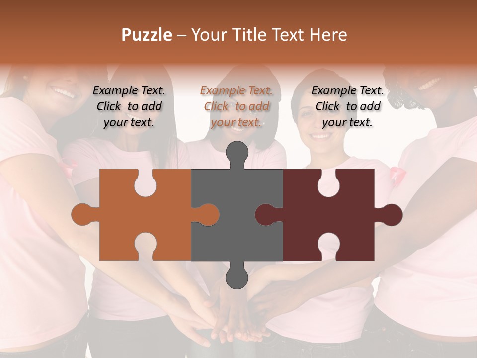 Concept Hands Caucasian PowerPoint Template