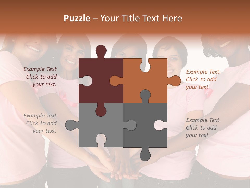 Concept Hands Caucasian PowerPoint Template