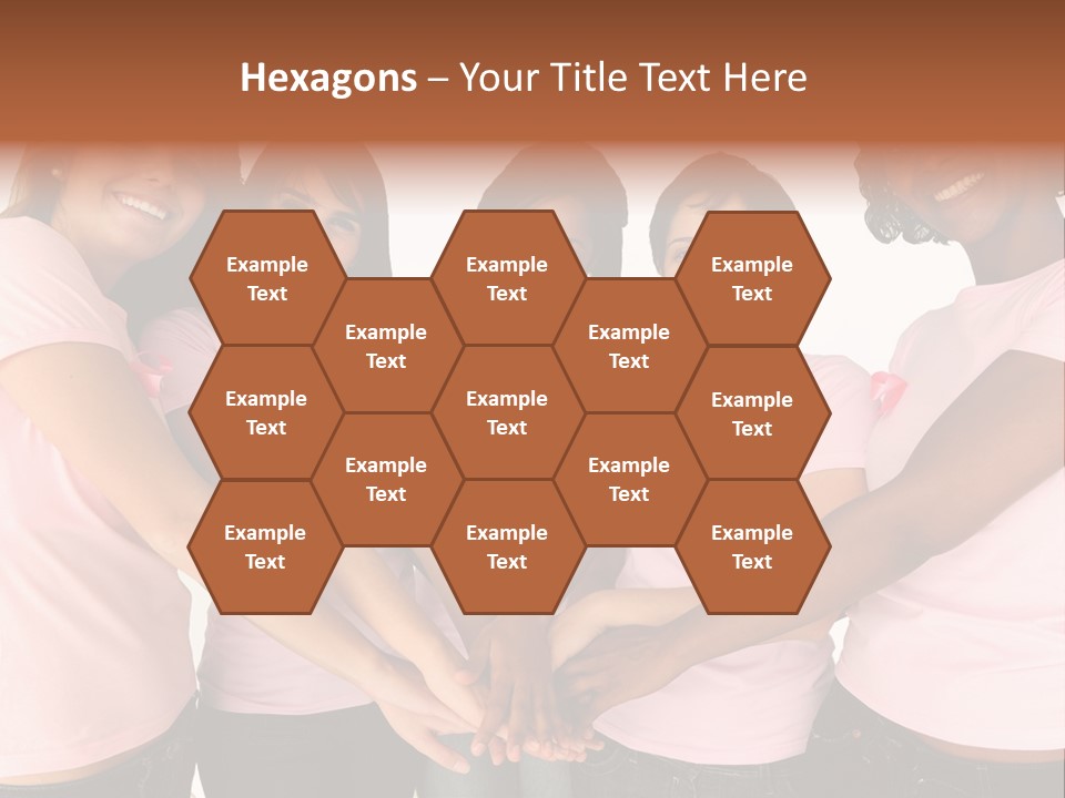 Concept Hands Caucasian PowerPoint Template