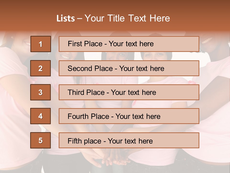 Concept Hands Caucasian PowerPoint Template