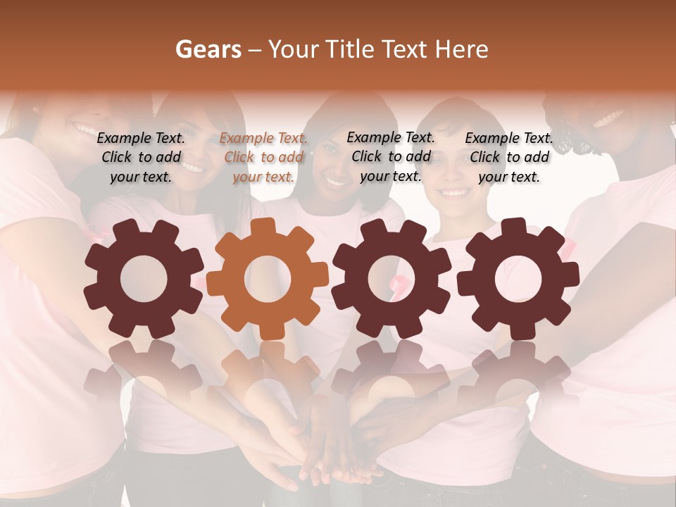 Concept Hands Caucasian PowerPoint Template