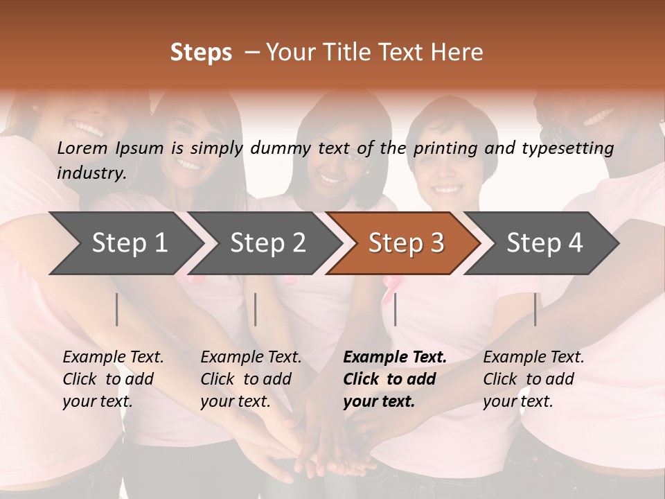 Concept Hands Caucasian PowerPoint Template