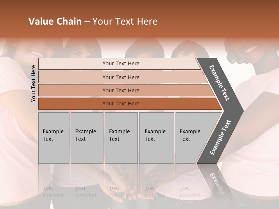 Concept Hands Caucasian PowerPoint Template