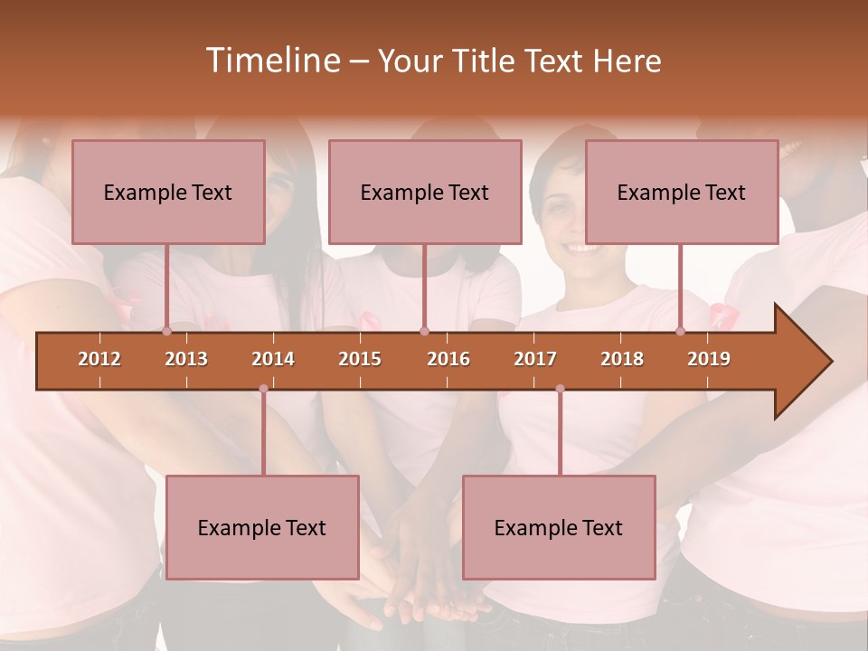 Concept Hands Caucasian PowerPoint Template