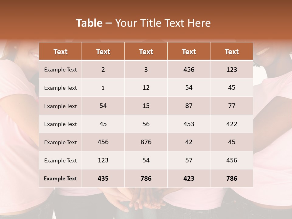 Concept Hands Caucasian PowerPoint Template