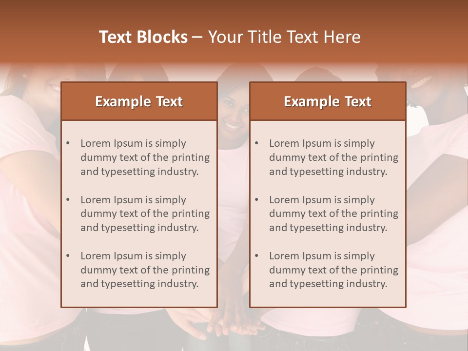 Concept Hands Caucasian PowerPoint Template