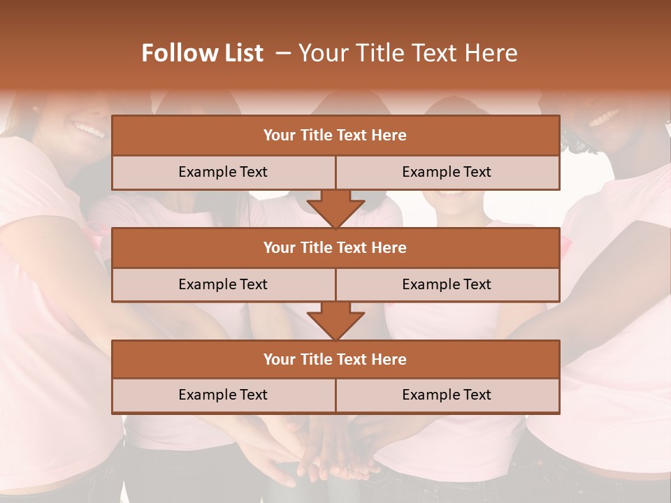 Concept Hands Caucasian PowerPoint Template