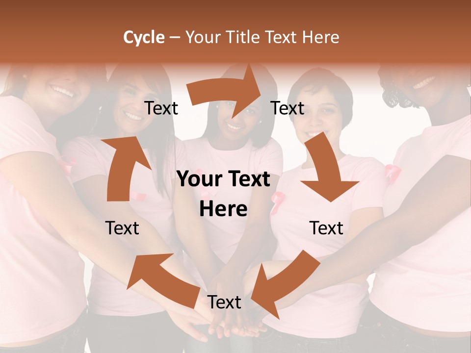 Concept Hands Caucasian PowerPoint Template