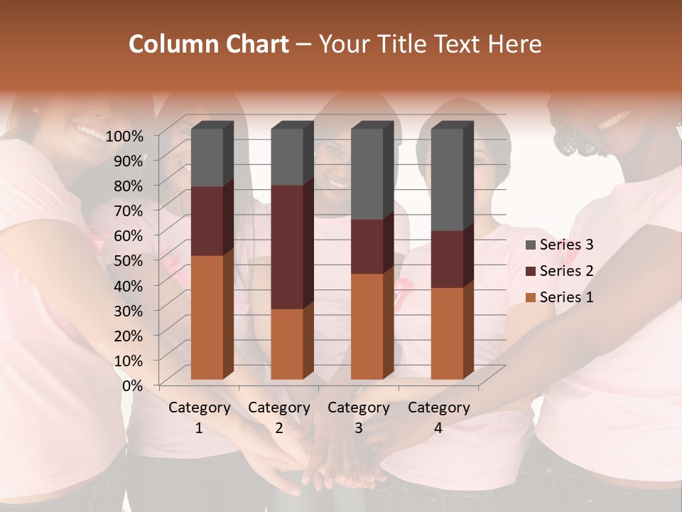 Concept Hands Caucasian PowerPoint Template