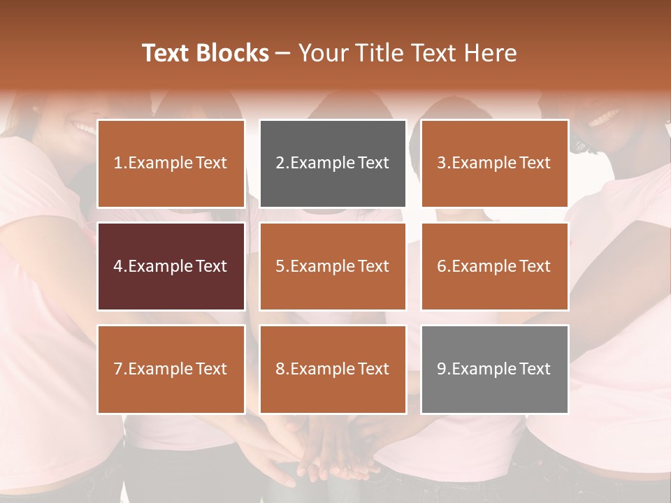 Concept Hands Caucasian PowerPoint Template