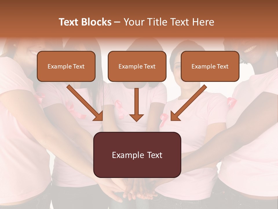 Concept Hands Caucasian PowerPoint Template
