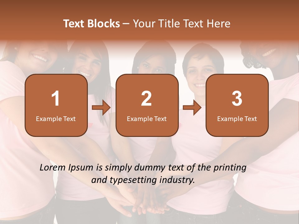 Concept Hands Caucasian PowerPoint Template