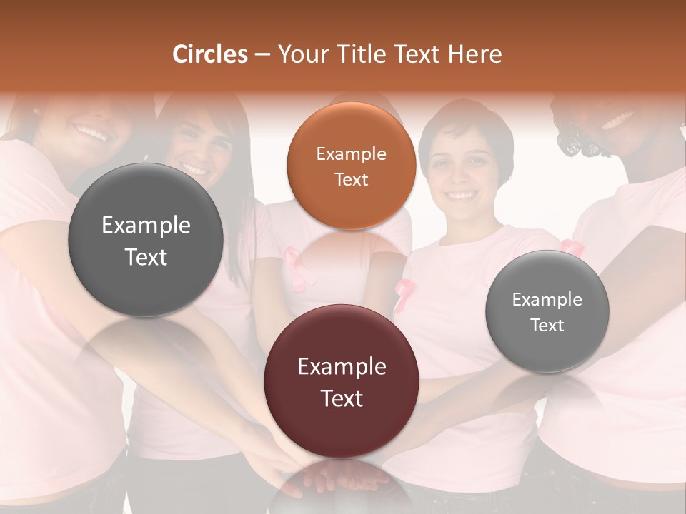 Concept Hands Caucasian PowerPoint Template