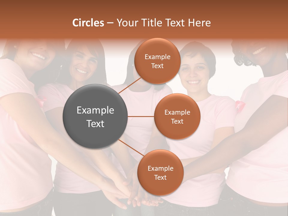 Concept Hands Caucasian PowerPoint Template