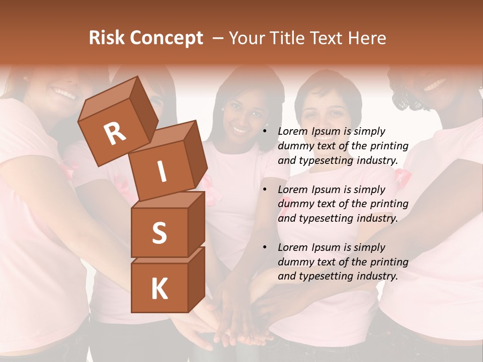 Concept Hands Caucasian PowerPoint Template