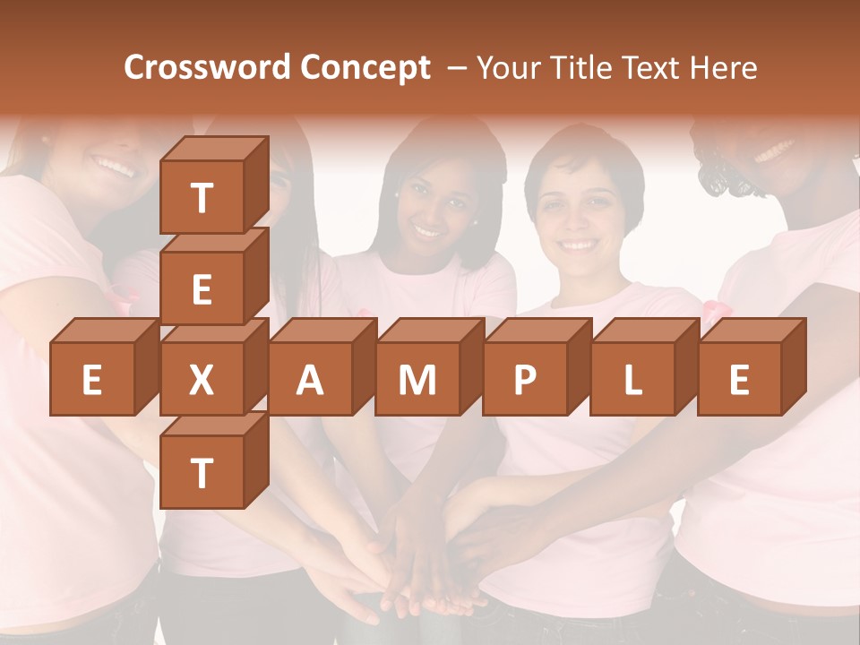 Concept Hands Caucasian PowerPoint Template